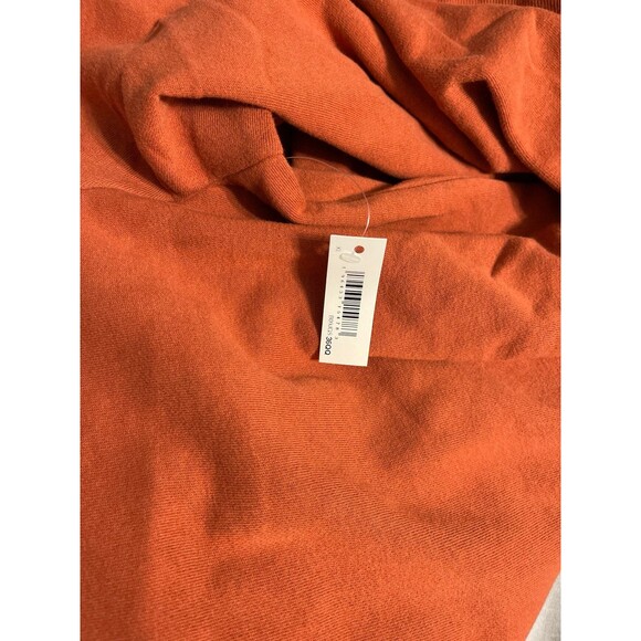 Amazon Essentials Fleece Tunic Sweatshirt Size XL Rust New With Tag - Picture 5 of 8